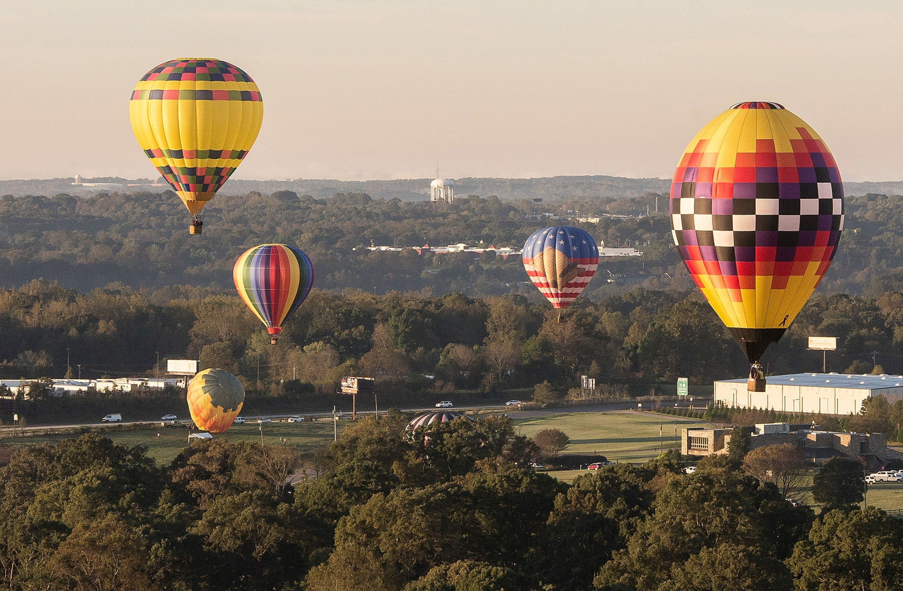 Hot air balloon ride